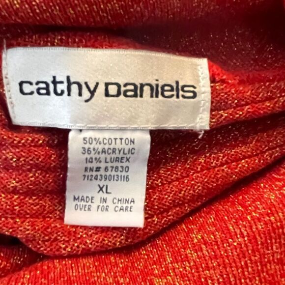 Vintage Cathy Daniels Metallic Sweater‎ - Picture 6 of 6